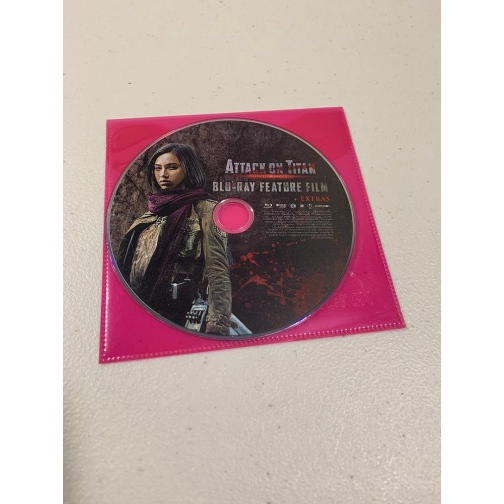 Attack on Titan + Extras Blu-Ray Feature Film Part 1 Anime Disc Only Clean